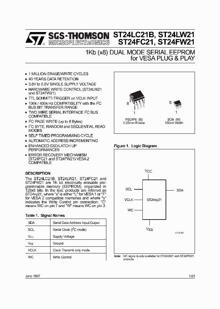 ST24LW21_5101438.PDF Datasheet