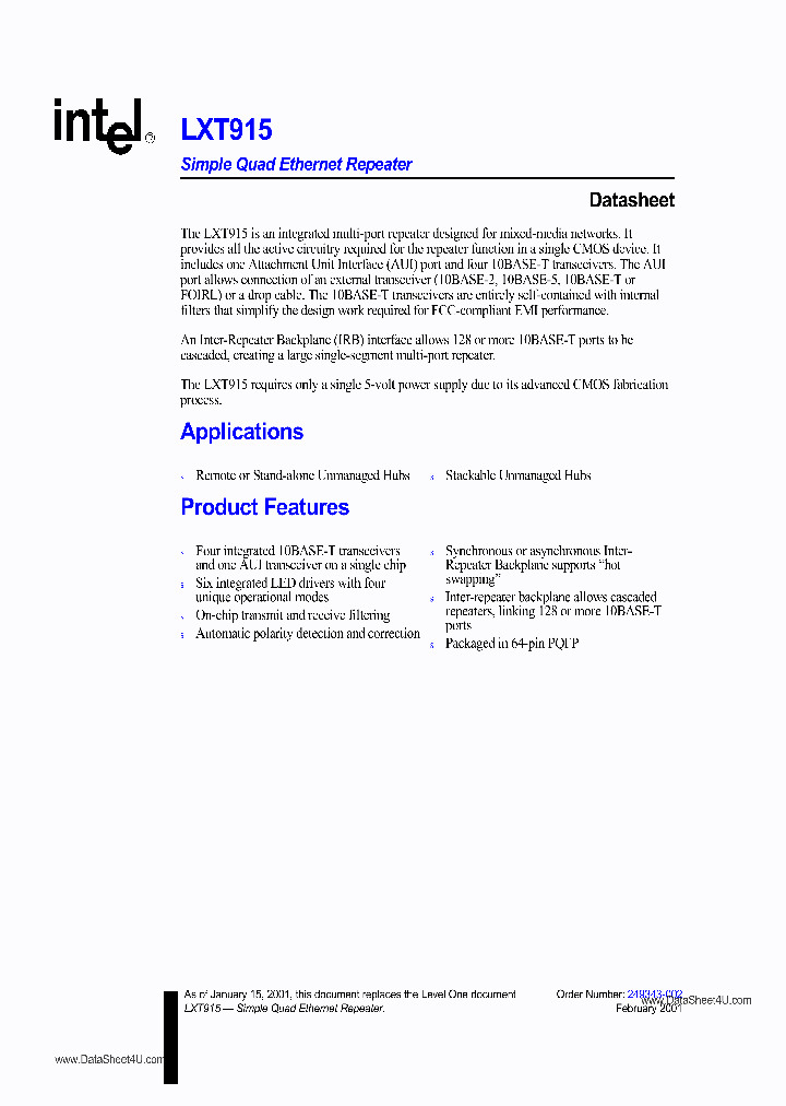 LXT915QC_5133737.PDF Datasheet