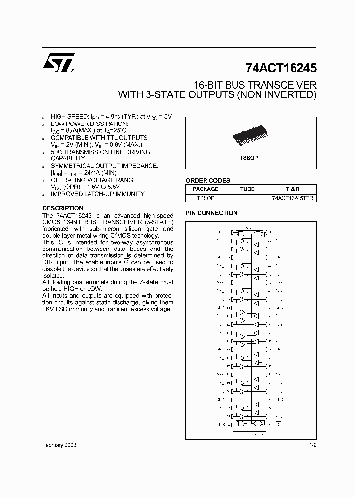 74ACT16245TTR_5136501.PDF Datasheet