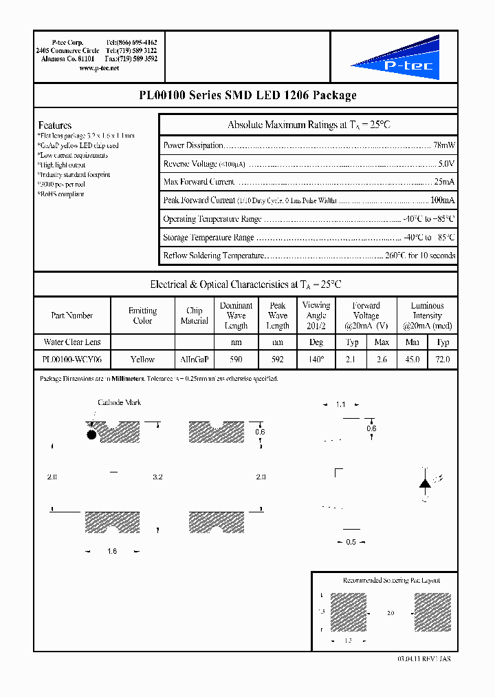 PL00100-WCY06_5151484.PDF Datasheet