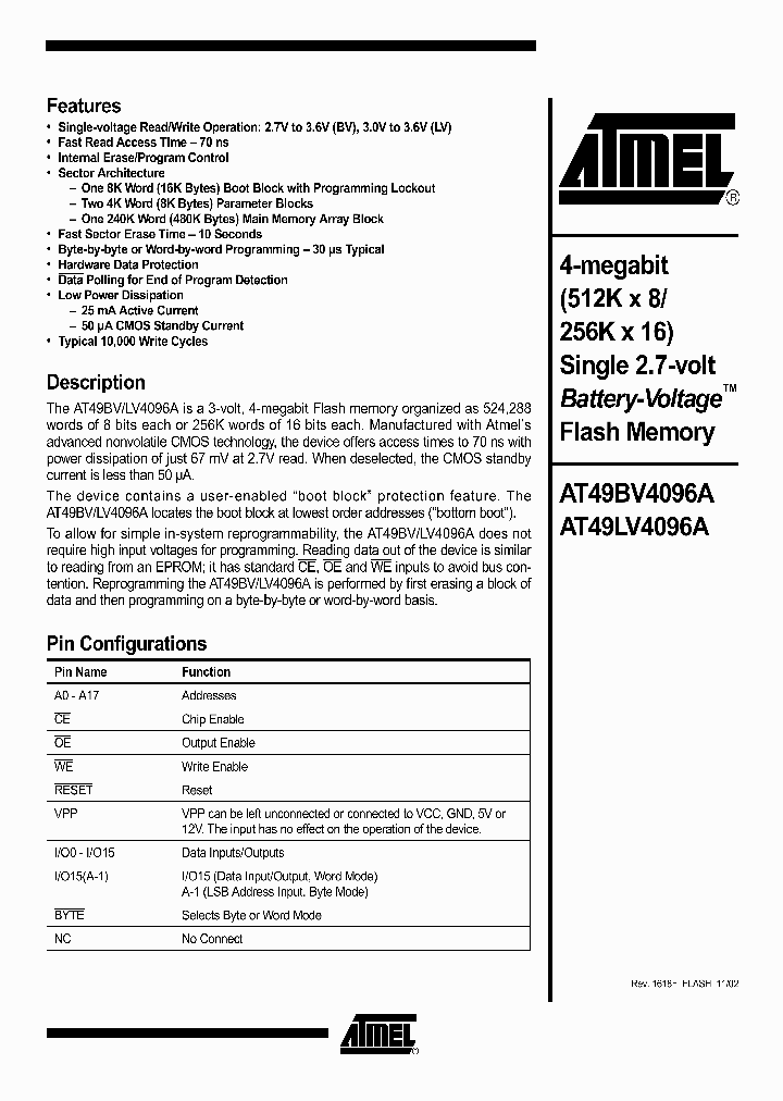 AT49BV4096A-90RC_5165076.PDF Datasheet