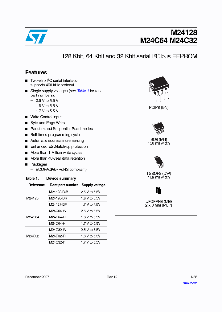 M24128-BF_5170905.PDF Datasheet