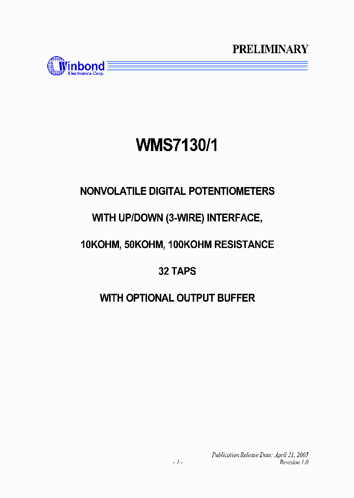 WMS7130100S_5186390.PDF Datasheet