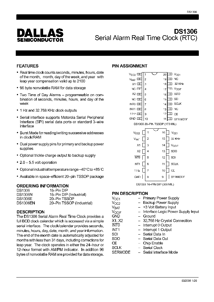 DS1306_5204544.PDF Datasheet