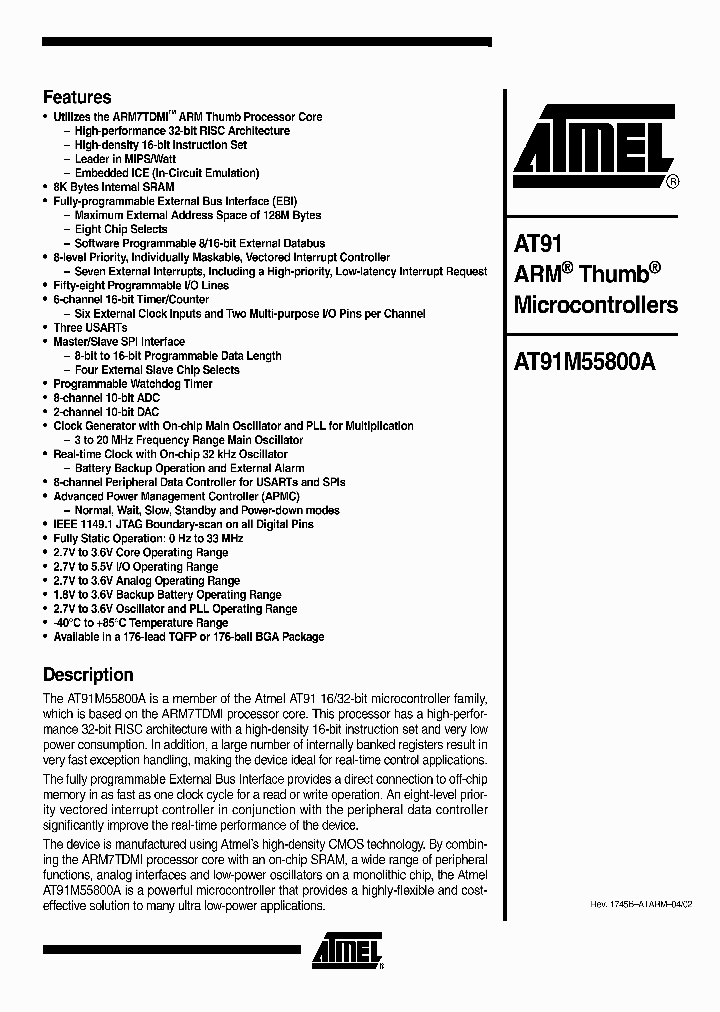 AT91M55800_5207746.PDF Datasheet
