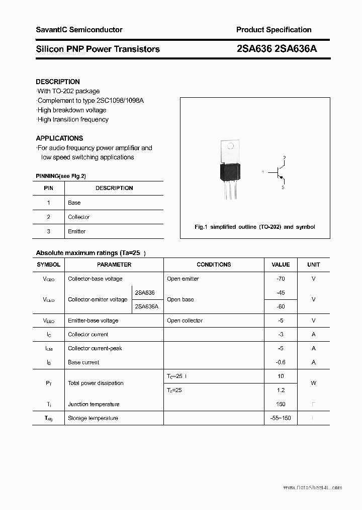 2SA636_5208395.PDF Datasheet