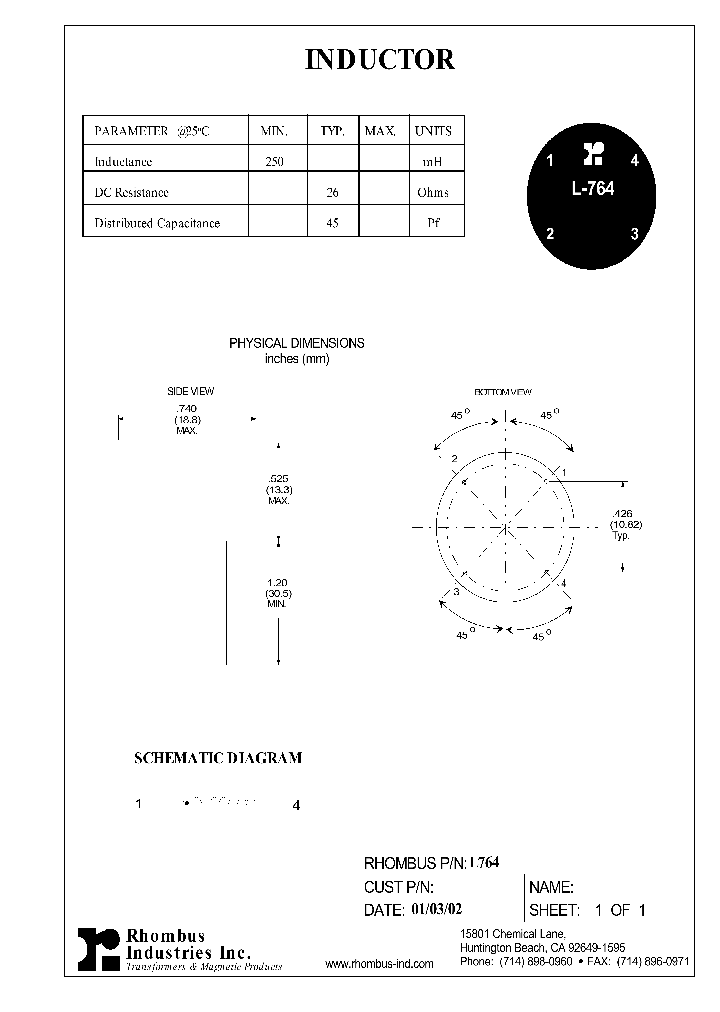 L-764_5211689.PDF Datasheet