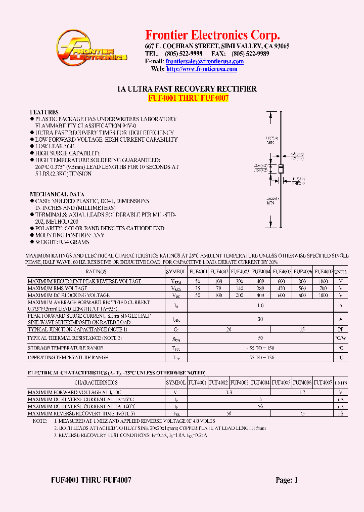 FUF4004_5212851.PDF Datasheet