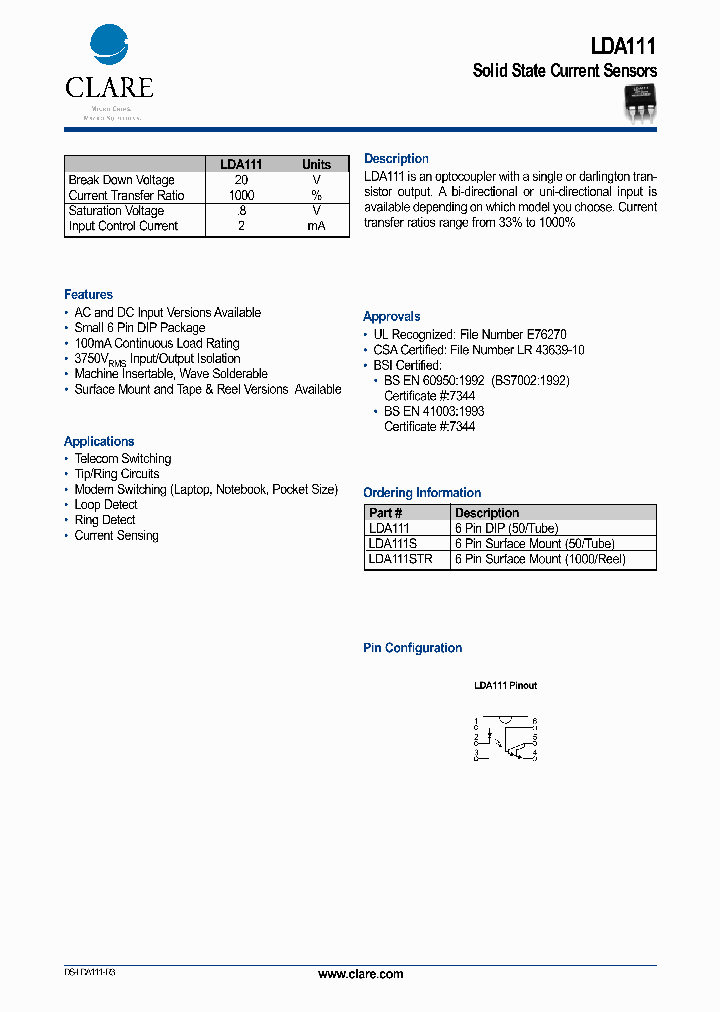 LDA111_5229786.PDF Datasheet