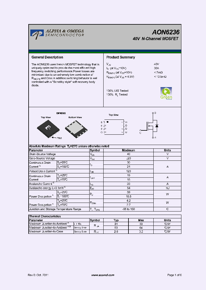 AON6236_5267139.PDF Datasheet