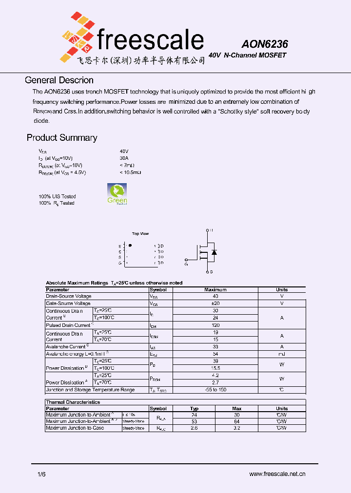 AON6236_5267138.PDF Datasheet