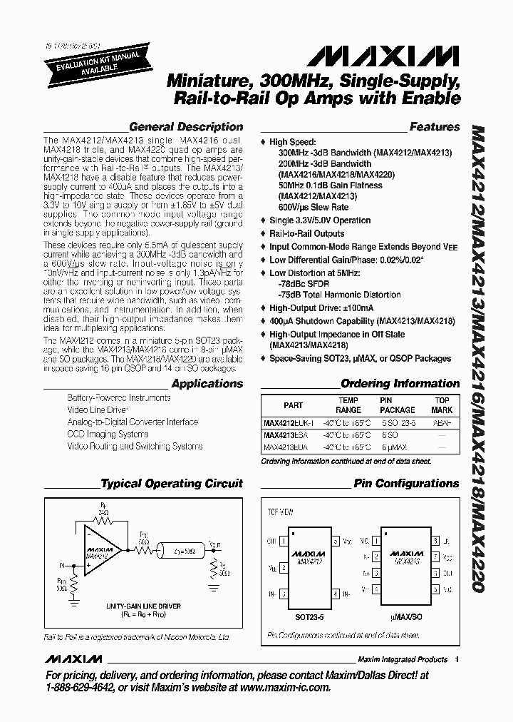 MAX4220_5272315.PDF Datasheet