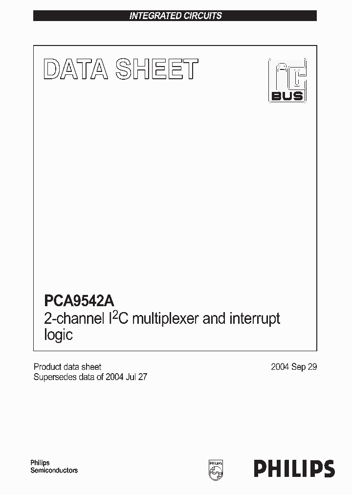 PCA9542APW_5290635.PDF Datasheet