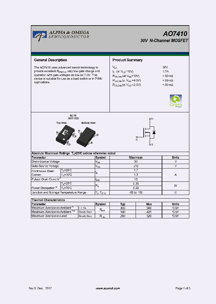 AO7410_5297130.PDF Datasheet