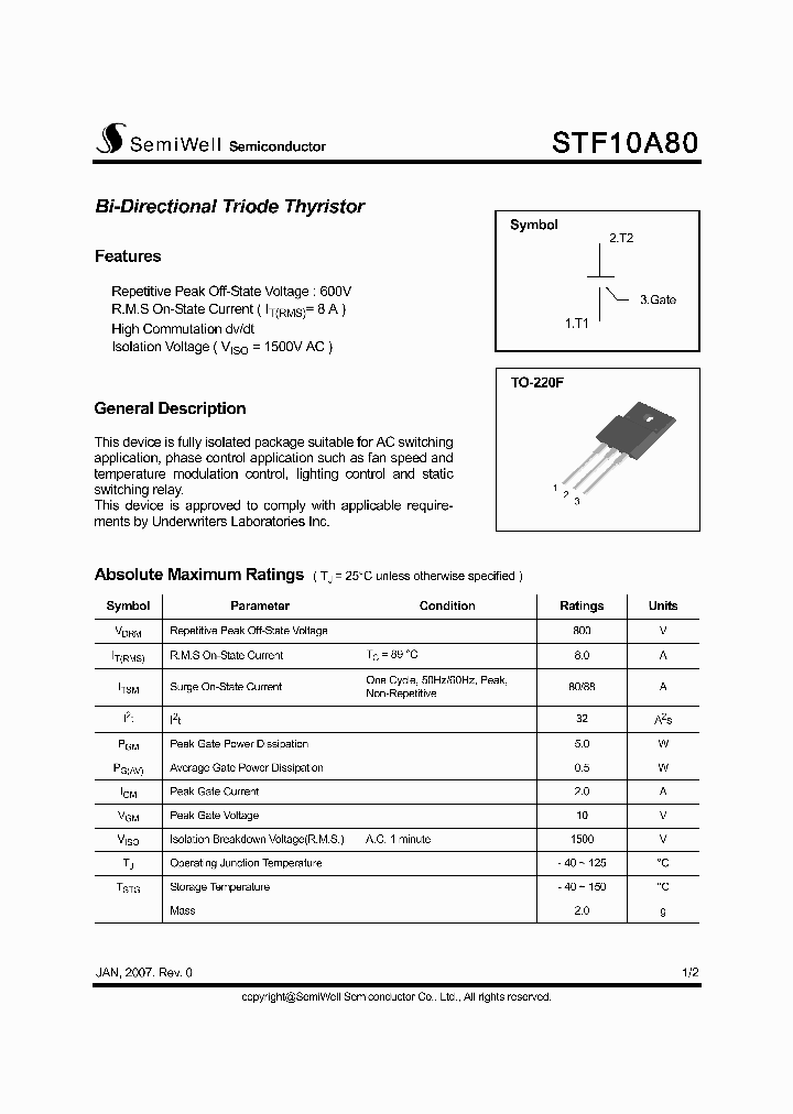 STF10A80_5322572.PDF Datasheet