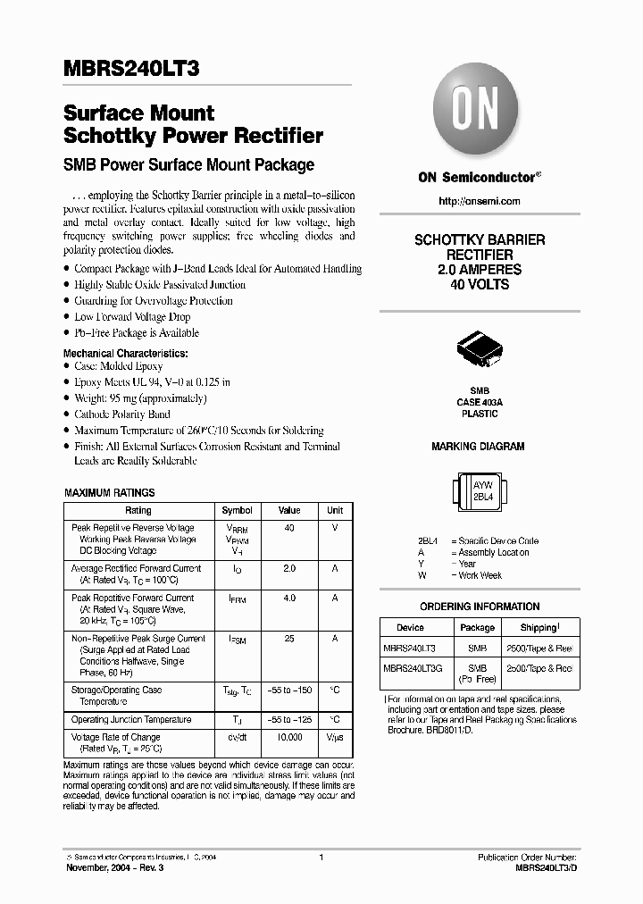 MBRS240LT3_5326830.PDF Datasheet