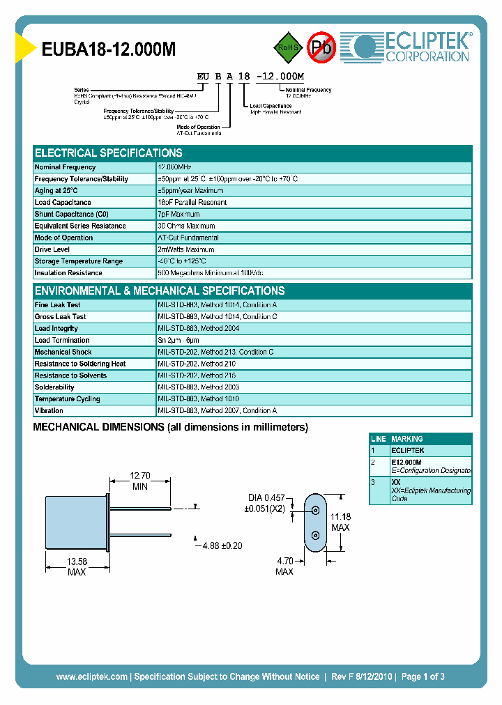 EUBA18-12000M_5343717.PDF Datasheet