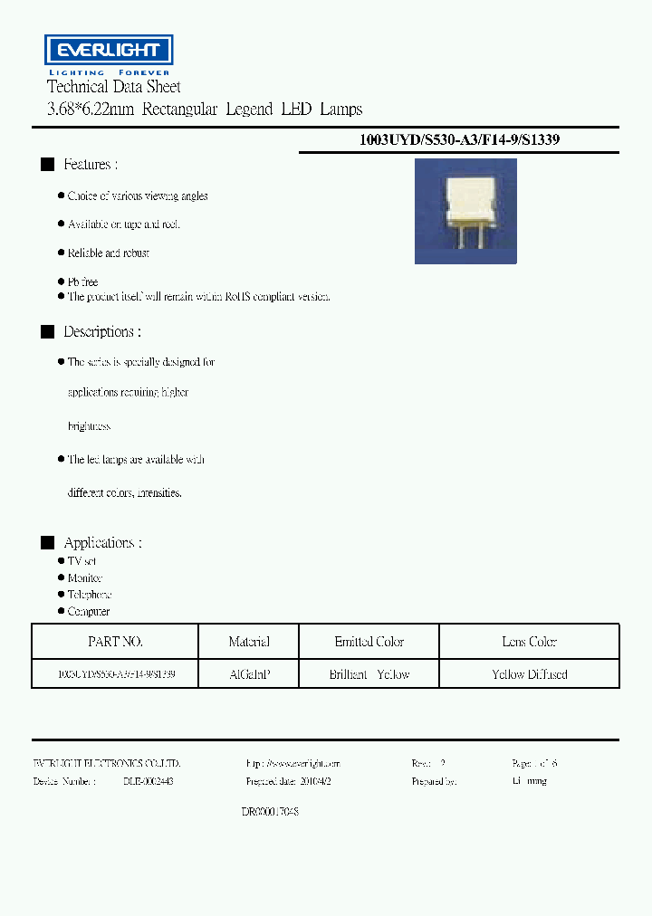 1003UYD10_5346111.PDF Datasheet