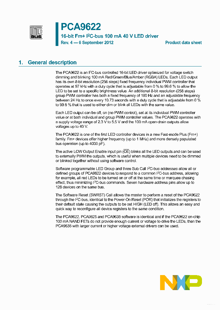 PCA9622_5348886.PDF Datasheet