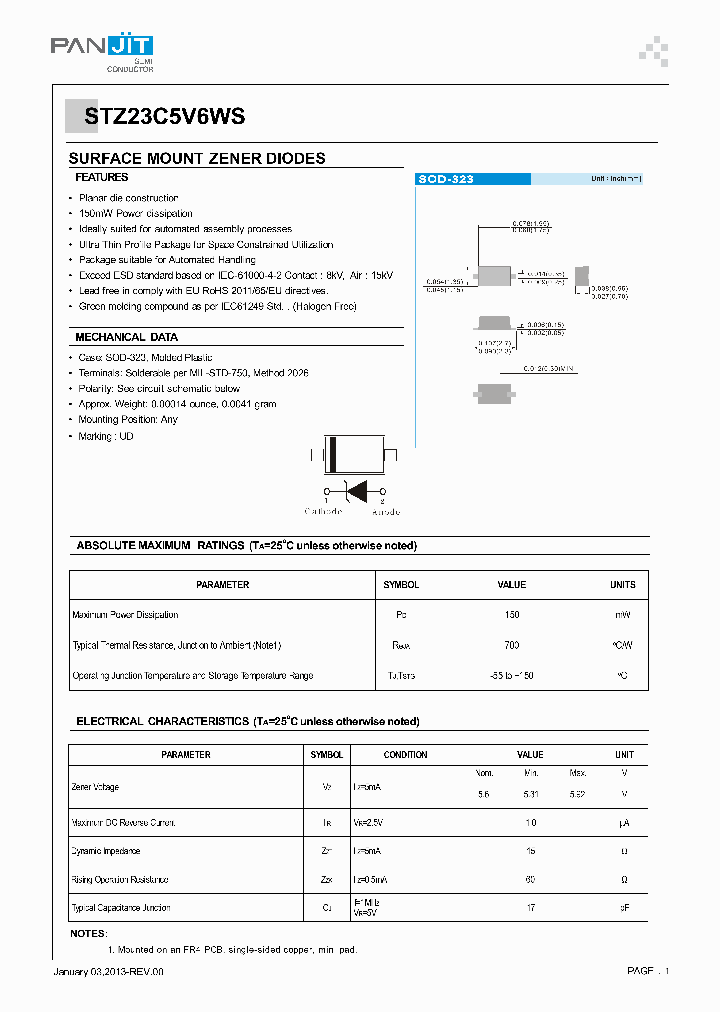 STZ23C5V6WS_5356912.PDF Datasheet