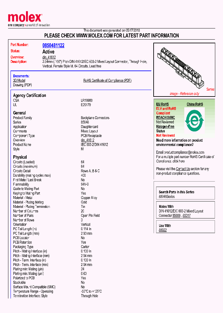 0850481122_5359980.PDF Datasheet