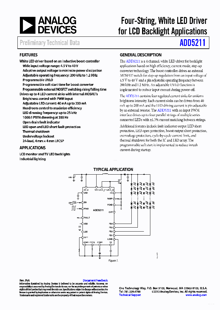 ADD5211_5364507.PDF Datasheet