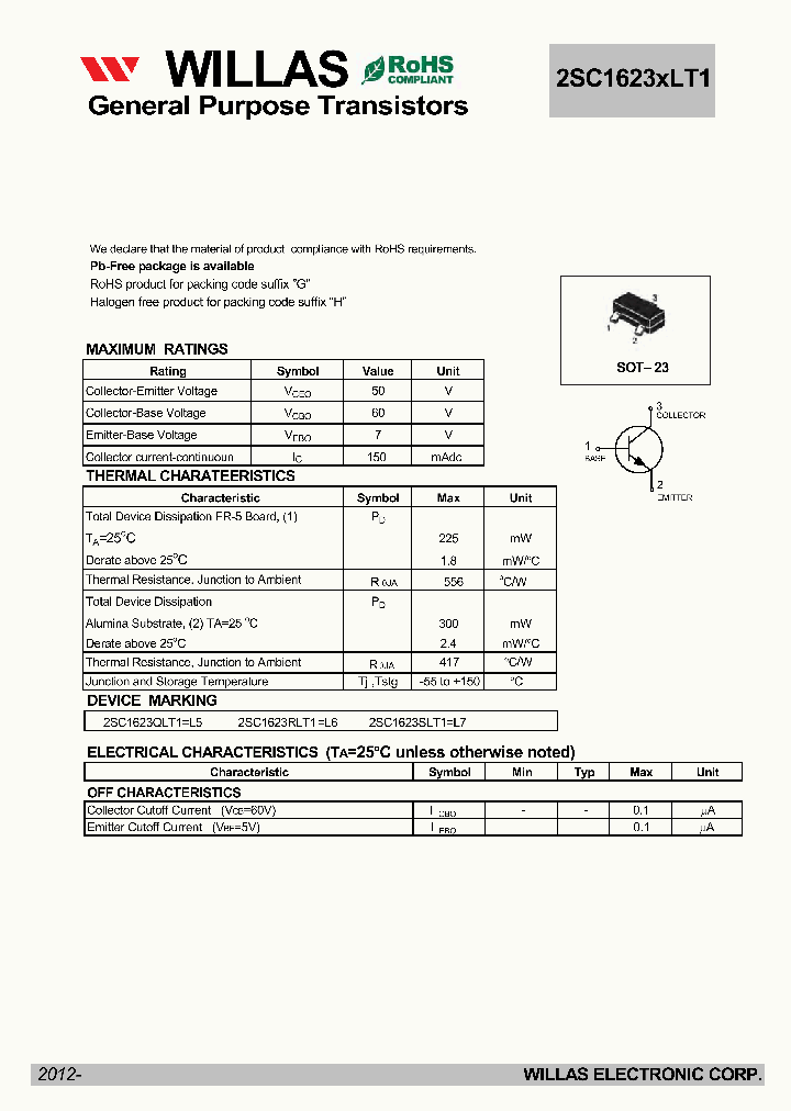 2SC1623XLT1_5370051.PDF Datasheet