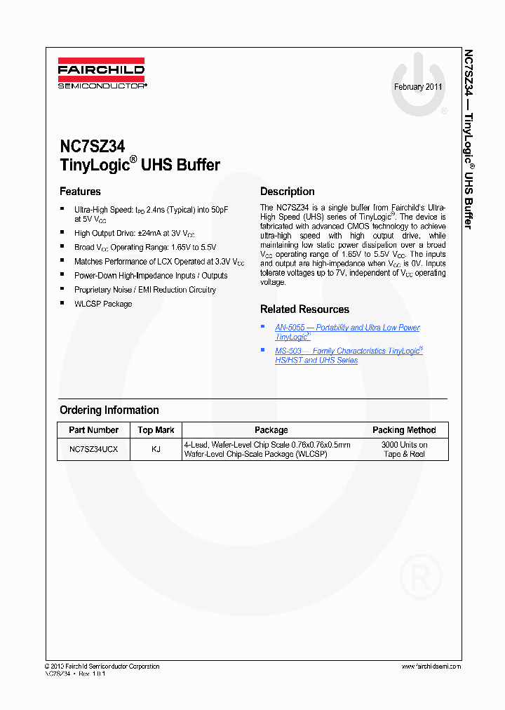 NC7SZ34_5373567.PDF Datasheet