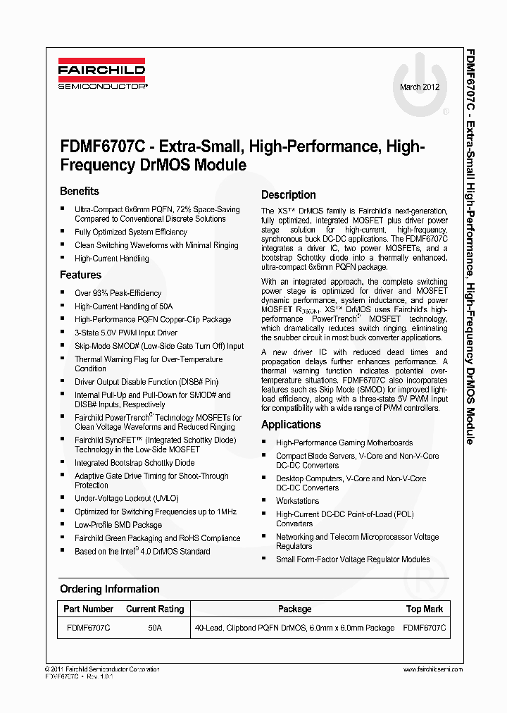 FDMF6707C_5375944.PDF Datasheet