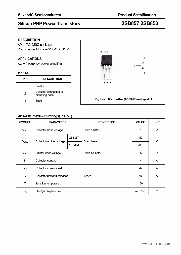 2SB857_5376391.PDF Datasheet