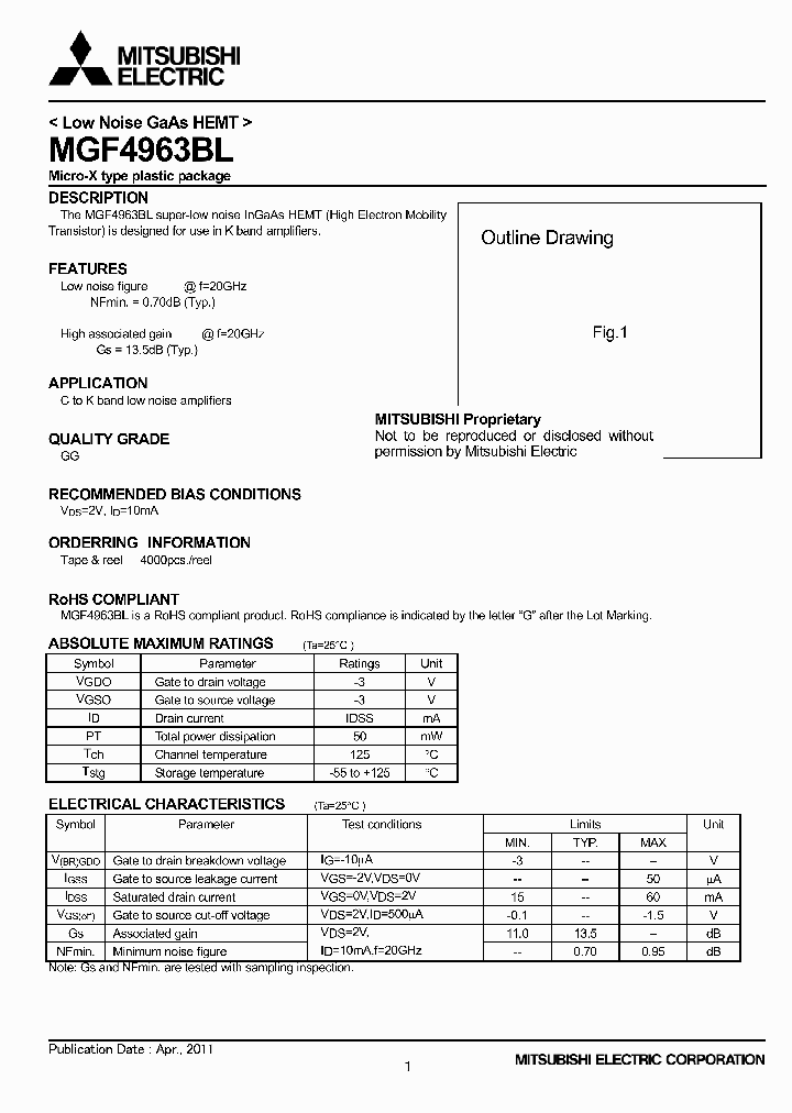 MGF4963BL_5384844.PDF Datasheet