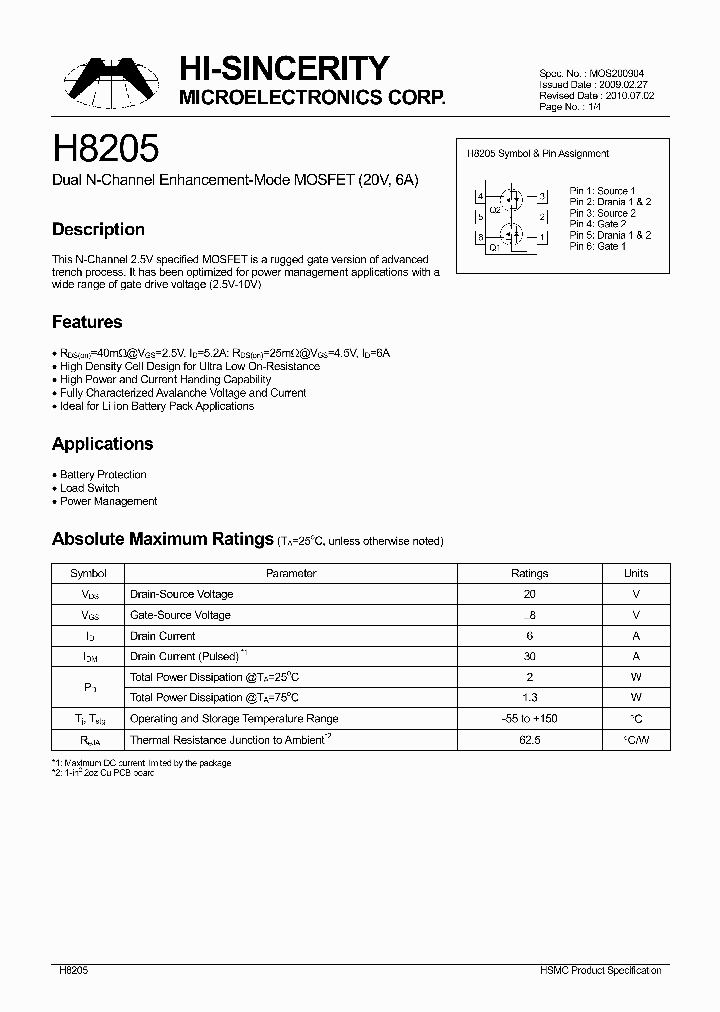 H8205_5385139.PDF Datasheet