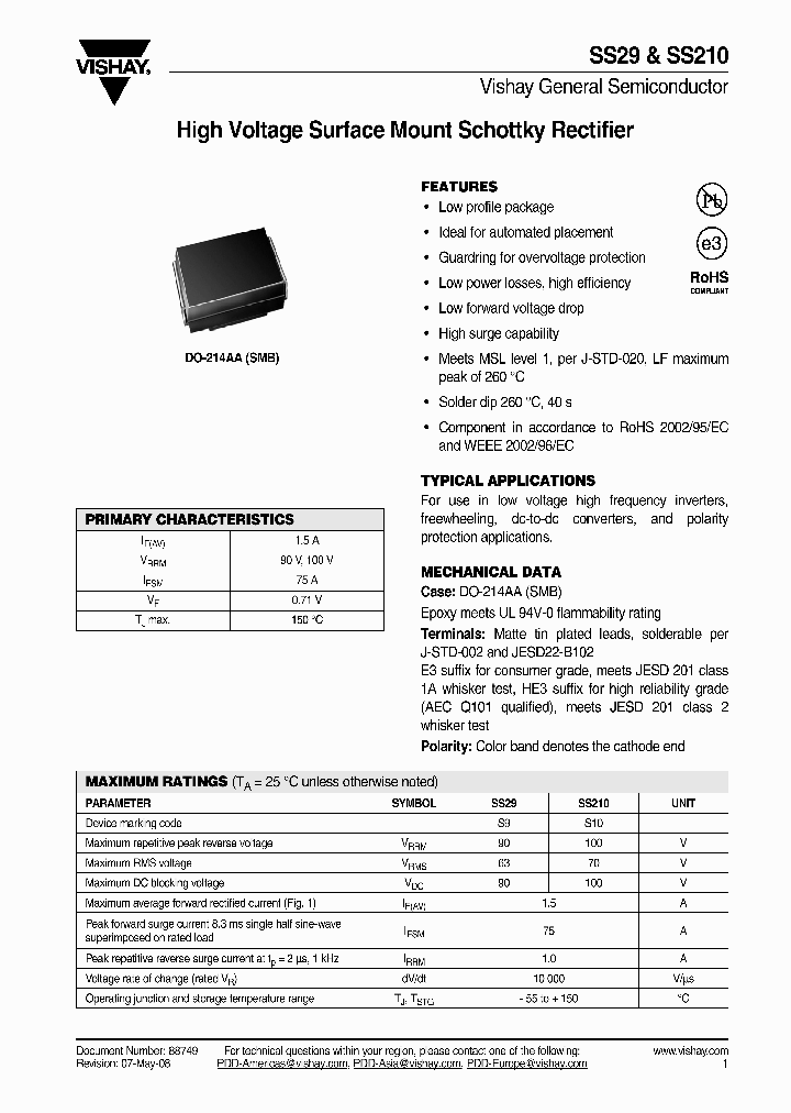 SS210-E3-52T_5398008.PDF Datasheet