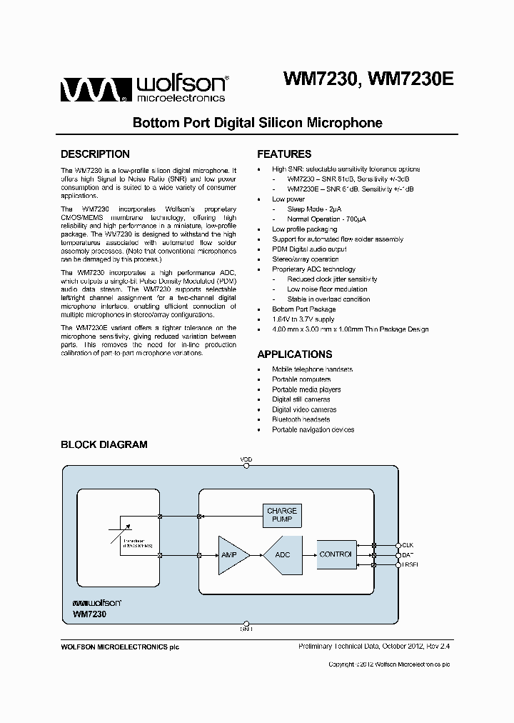 WM7230IMSRV_5400152.PDF Datasheet