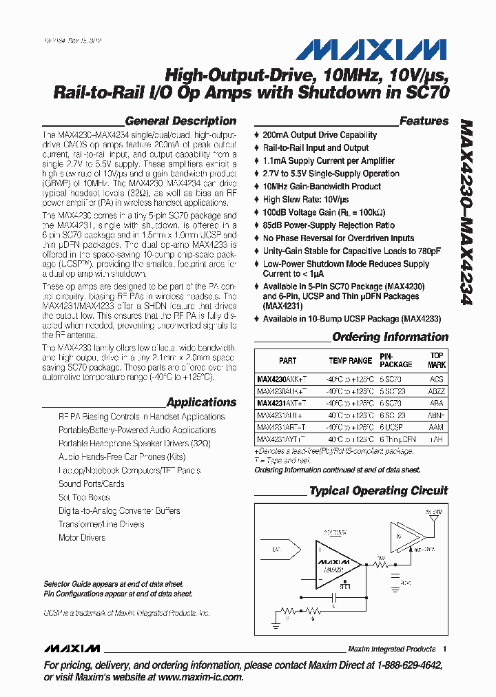 MAX4230_5401075.PDF Datasheet