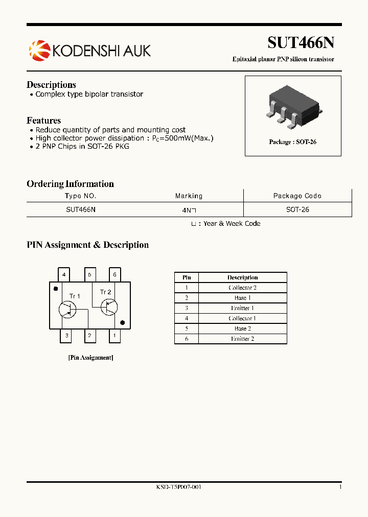 SUT466N_5402607.PDF Datasheet