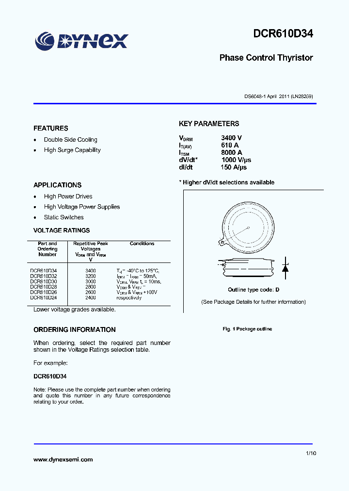 DCR610D24_5405472.PDF Datasheet