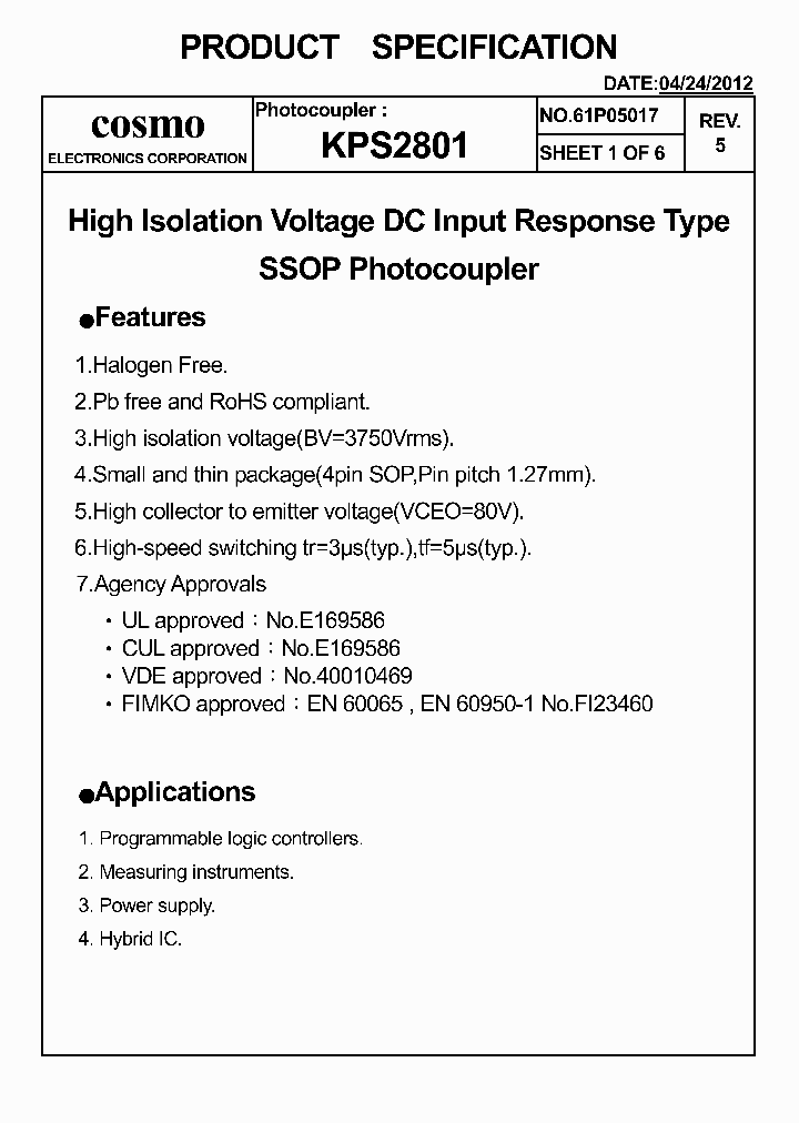 KPS280112_5406405.PDF Datasheet