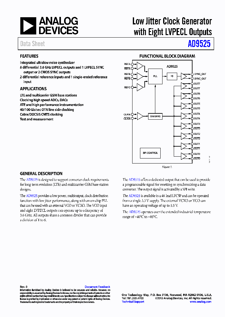 AD9525PCBZ-VCO_5417694.PDF Datasheet