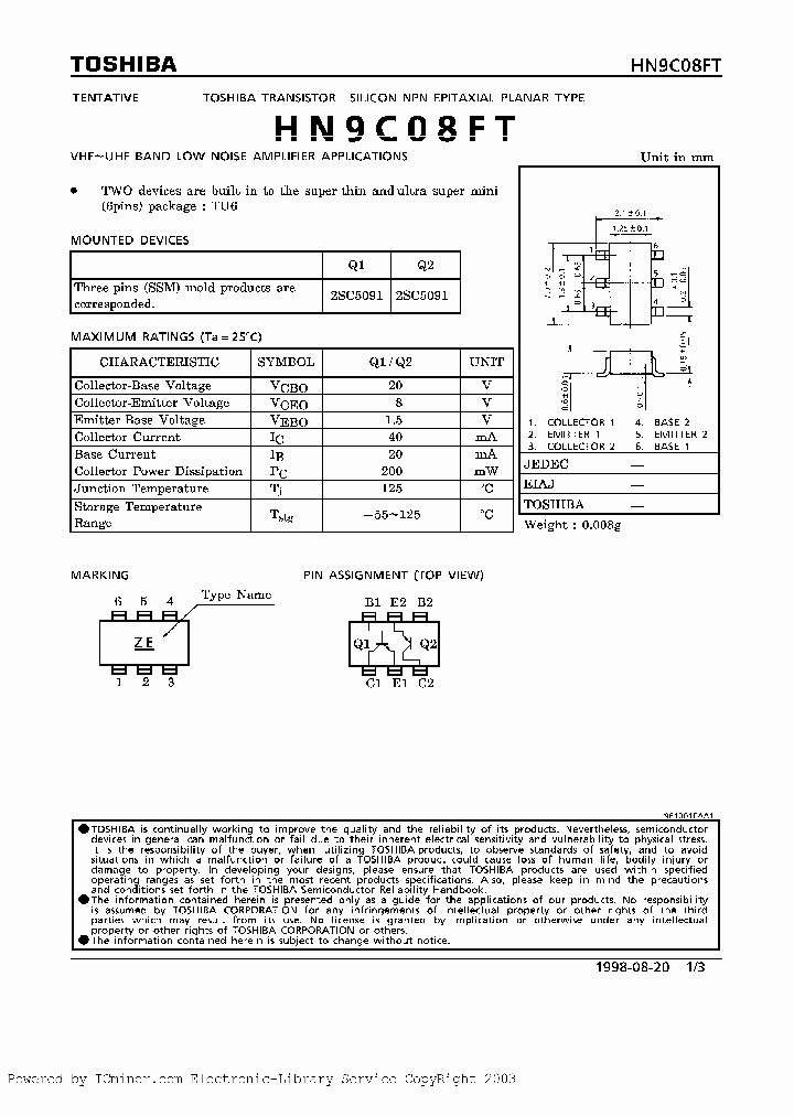 HN9C08FT_5417937.PDF Datasheet