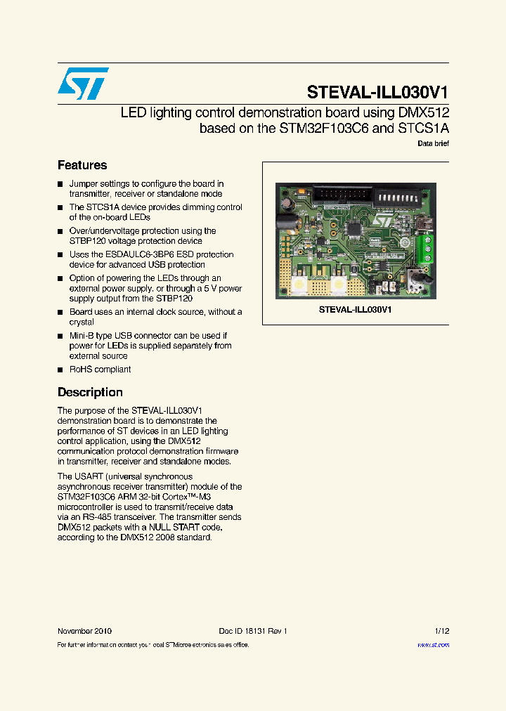 STEVAL-ILL030V1_5425724.PDF Datasheet