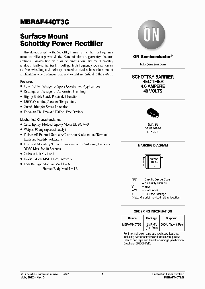 MBRAF440T3G_5427991.PDF Datasheet