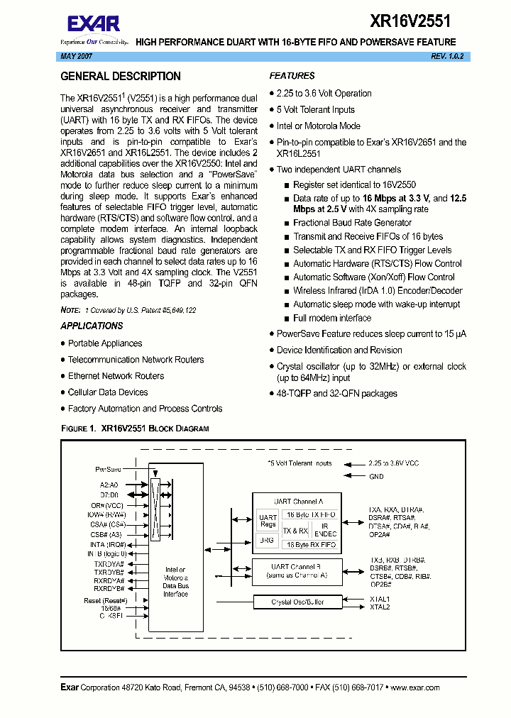 XR16V255107_5428805.PDF Datasheet