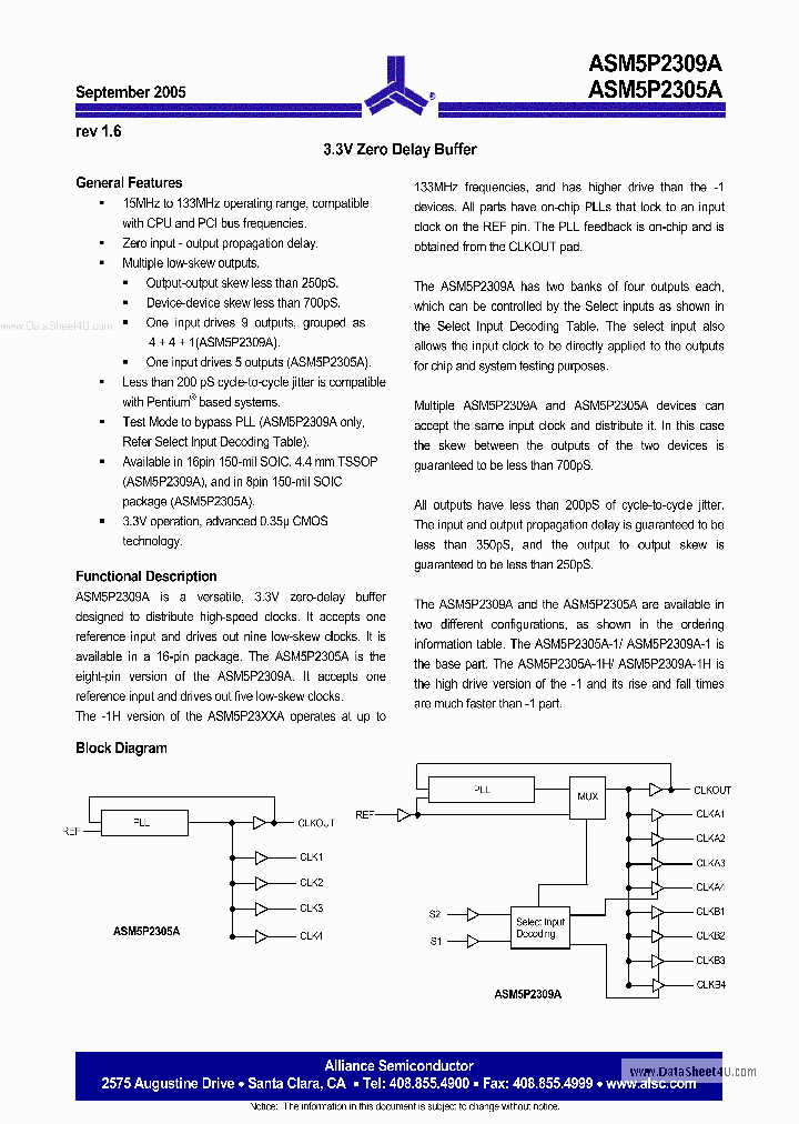 ASM5I2305A_5441225.PDF Datasheet