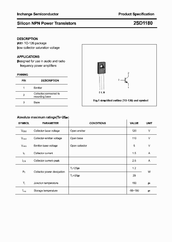 2SD1180_5452979.PDF Datasheet