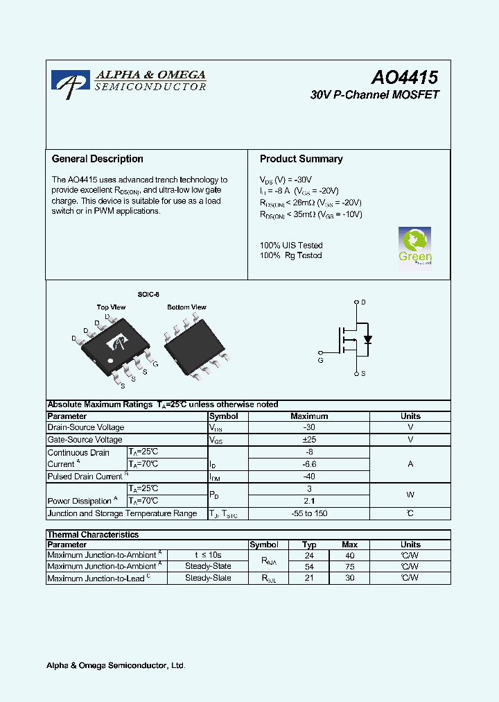 AO4415_5460272.PDF Datasheet