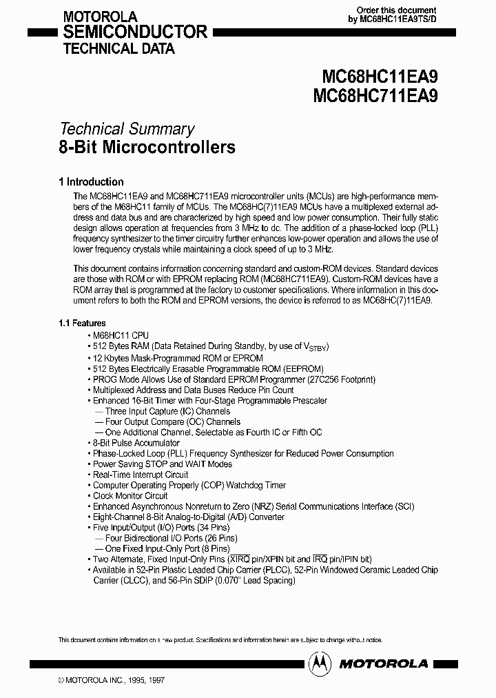 MC68HC11EA9TS_5470484.PDF Datasheet