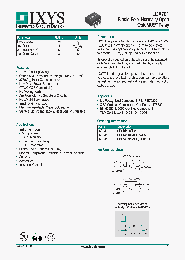 LCA701_5470506.PDF Datasheet