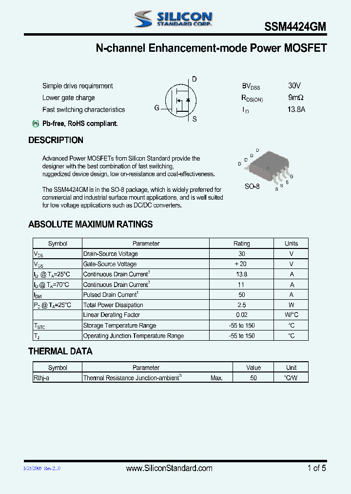 SSM4424GM_5490899.PDF Datasheet