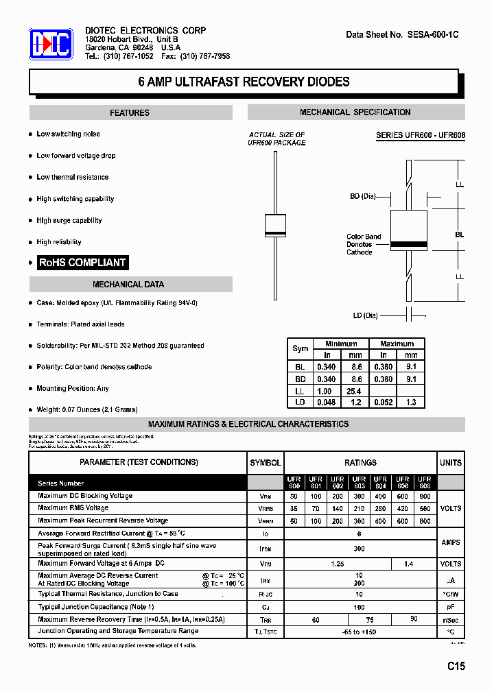 SESA-600-2B_5498623.PDF Datasheet